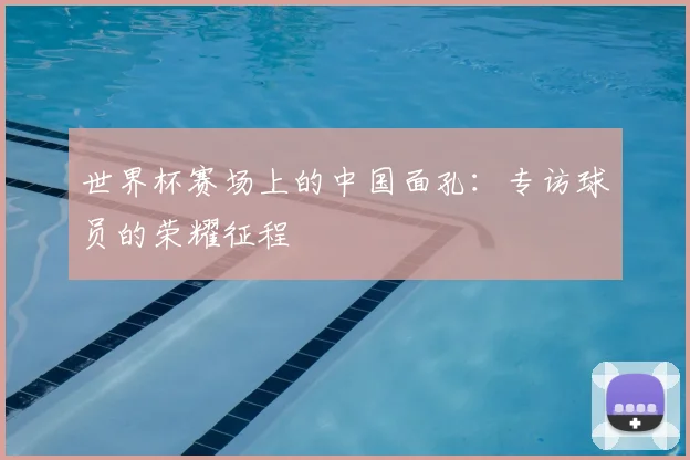世界杯赛场上的中国面孔:专访球员的荣耀征程